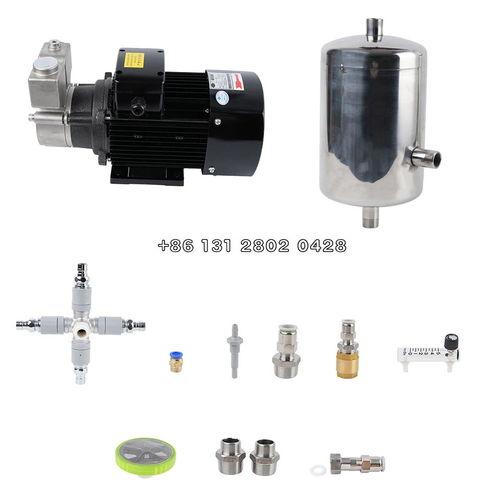 Gas liquid mixture with gas tank pump, ozone water treatment machine, micro nano bubble generator, air flotation aerator