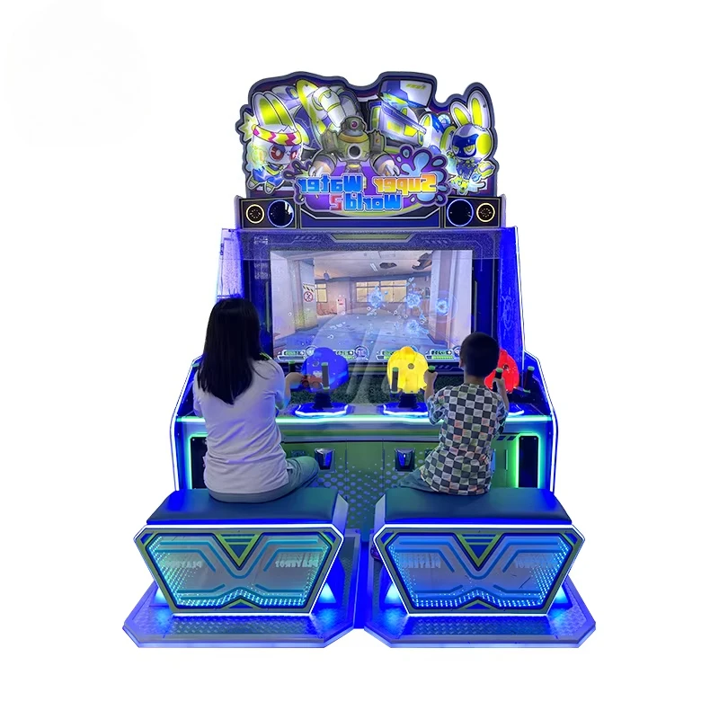 Super Ice Man Indoor Water Shooting Arcade Game Machine Coin Operated Redemption Lottery 1 Year Warranty for Sale