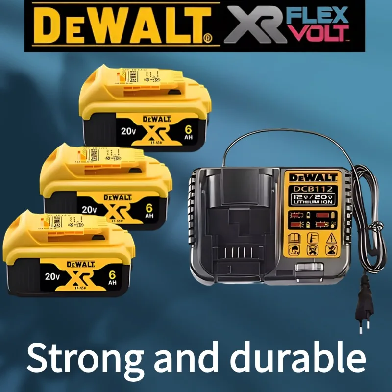 

DEWALTOriginal 20V Lithium-Ion Battery Quality Assurance Replacement Compatible with DCB202 DCB203 DCB205 DCB609 DCB612