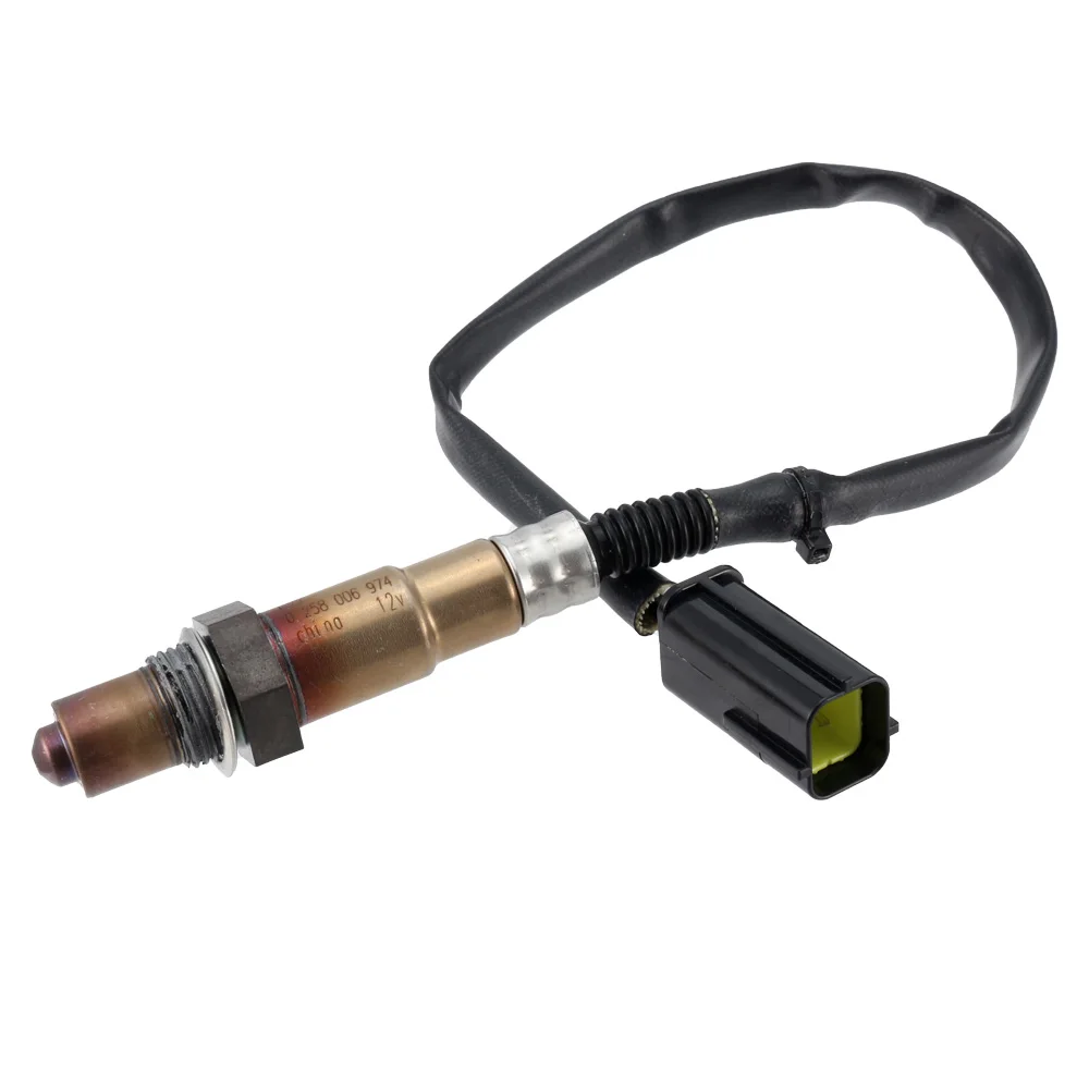 Motorcycle Four-wire Oxygen Sensor 0 258 006 974 for Lifan Bosch Motorbike Replacement Part Modification Accessory