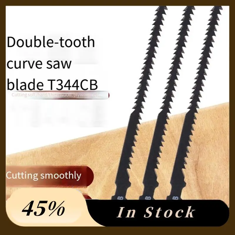 

A78K Новое двустороннее изогнутое полотно для лобзика T344CB - набор из 10 шт., аксессуары для электроинструментов из мягкой твердой древесины и пластика