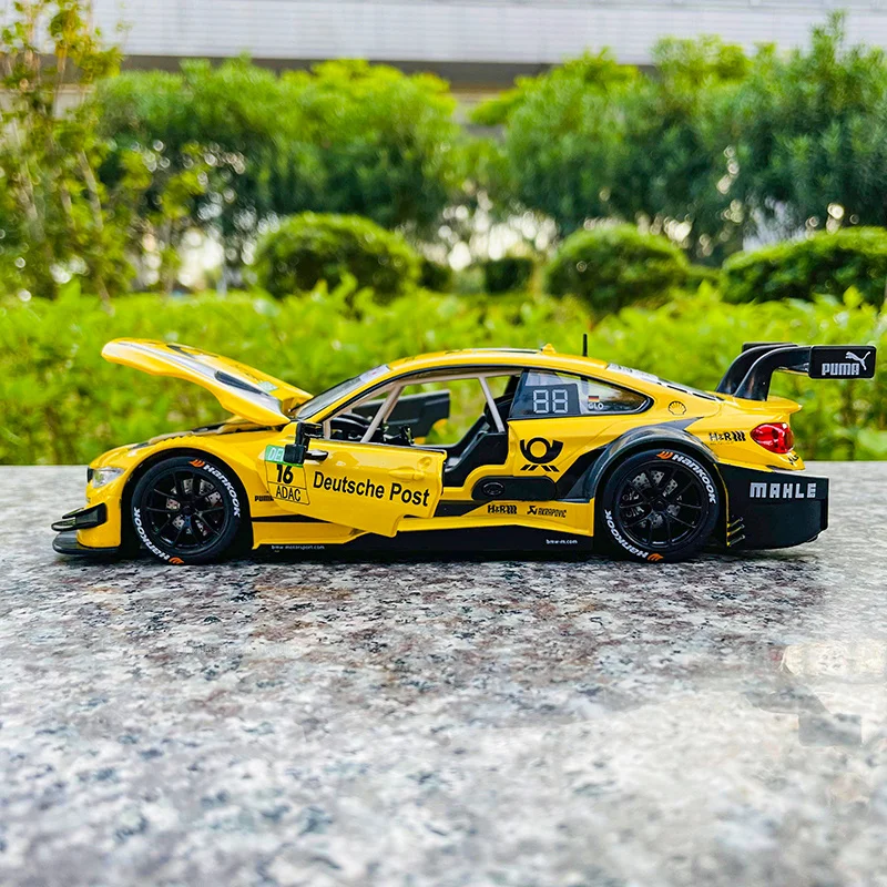 Msz 1:24 Bmw M4 Dtm Racing Legering Model Kinderen Speelgoed Auto Spuitgieten En Speelgoed Auto Geluid En licht Trek Jongen Gift Collection