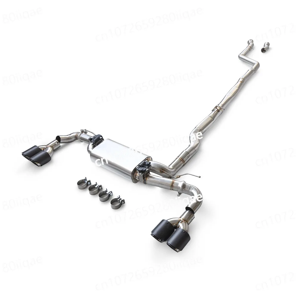 

540 540i G30 G38 3.0T B58 High Performance Carbon Fiber Exhaust Head with Valve