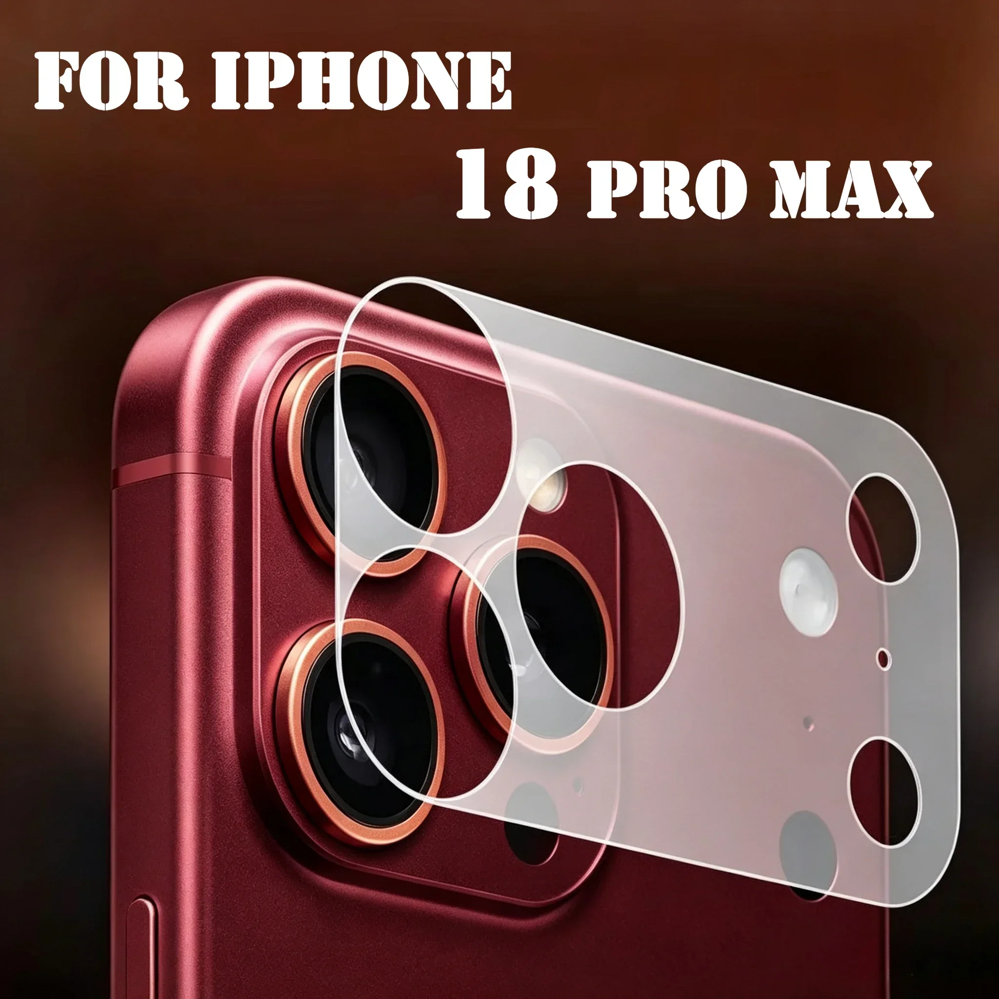 1-5PCS Matte / HD Clear Soft Back Camera Protector for IPhone Duo 18 Fold Ultra 17 Pro Max Slim Hollow Rear Lens Film Full Cover