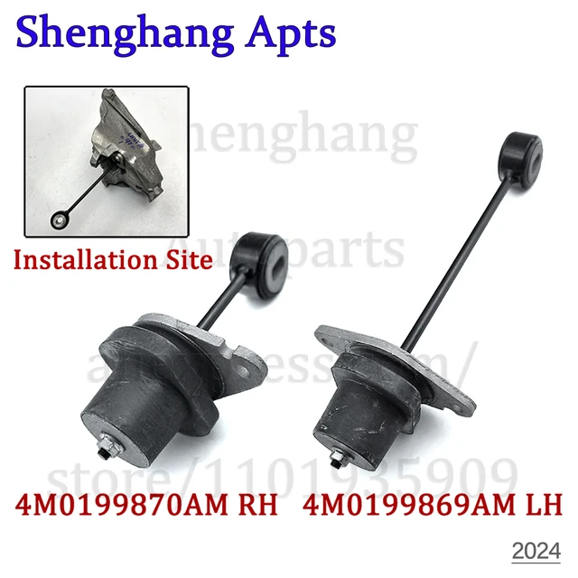 2szt LH RH Wspornik silnika Łożysko Mocowanie Część Do Audi A4 A5 A6 A7 Q5 Q7 4M 0199870 AM 4M0 199 870 AM 4M 0199869 AM 4M0 199 869 AM