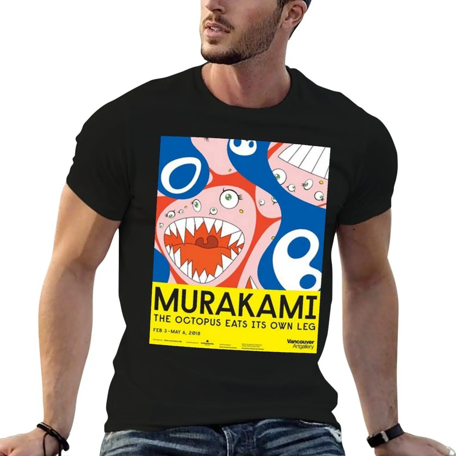 

Octopus Eats T-Shirt man t shirts high quality luxury brand t shirts for man slim fit T-Shirt