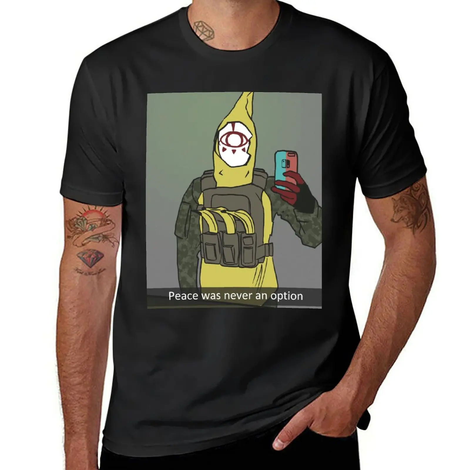 

New Yiga Banana War T-Shirt vintage clothes anime clothes oversized t shirt boys animal print shirt Men's cotton t-shirt