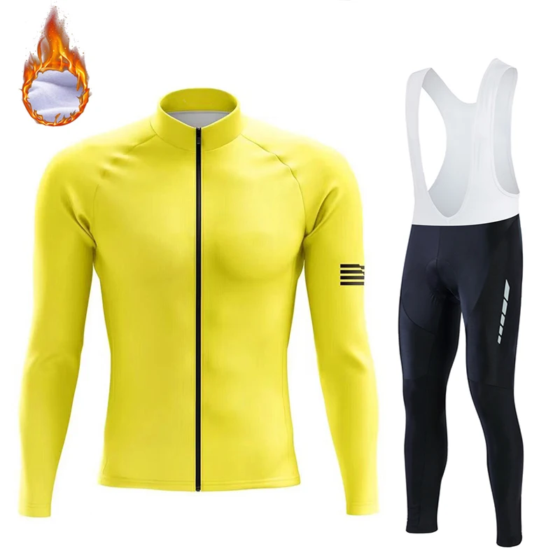 

Winter Warm Wool Cycling Sweatshirt Trousers Top Mtb Cycling Outdoor Men'S Cycling Clothing Winter Cycling Clothing Prepared