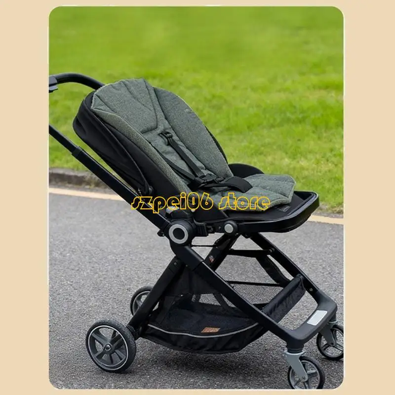 Bantalan Kursi Kereta Bayi 45BF Desain 2 Sisi Kompatibilitas Musim Dingin Musim Panas Dengan Sebagian Besar Merek