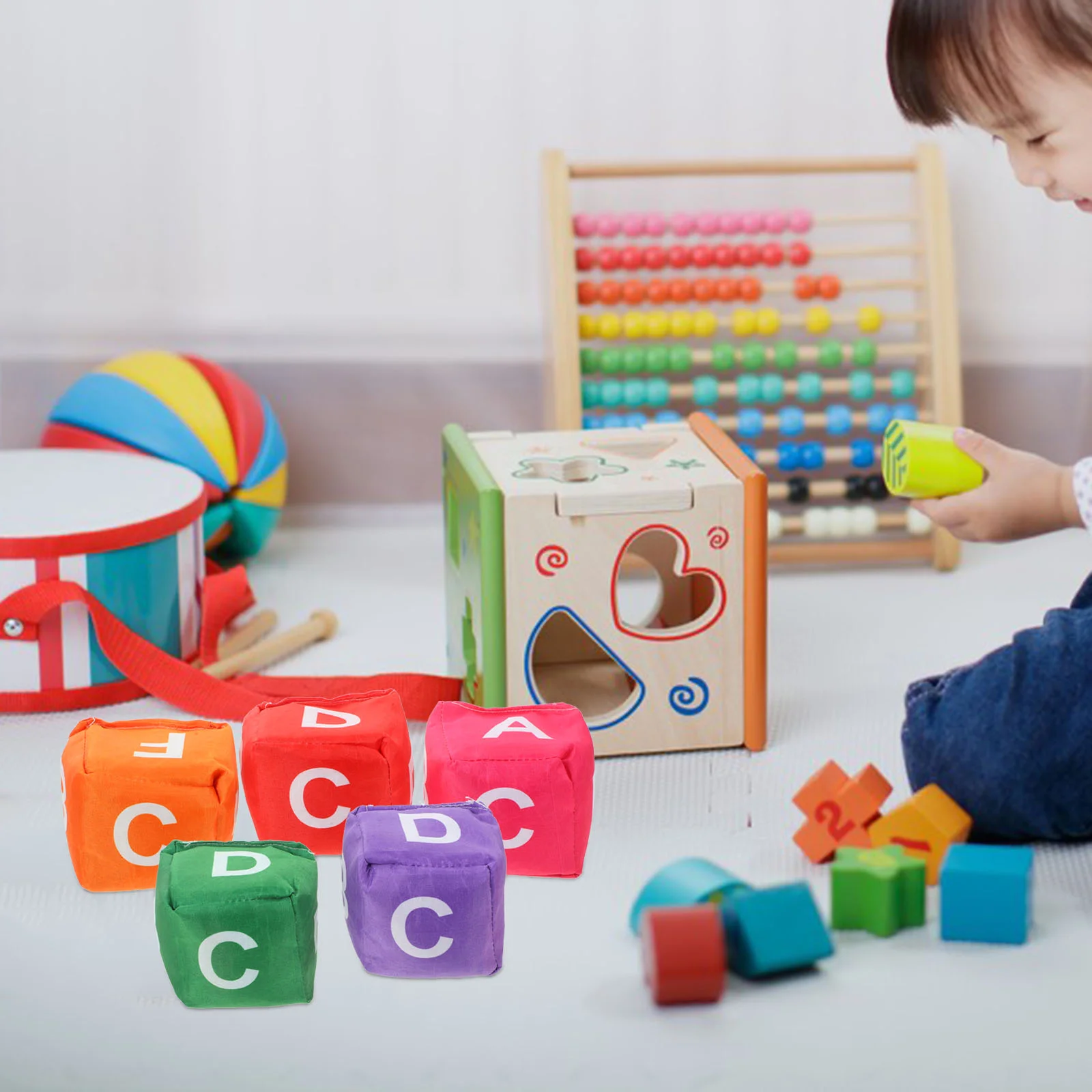 20-teiliger Alphabet-Sitzsack, Wurfspiel, Spielzeug, Taschen für Kinder, die kleine Sitzsäcke im Freien werfen