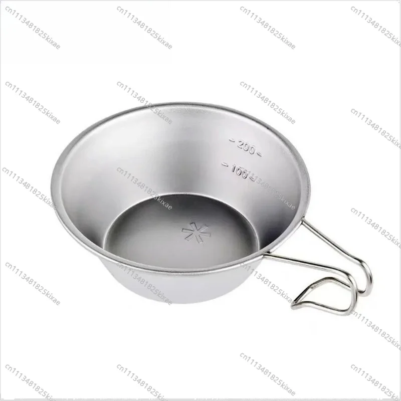 For Outdoor Camping, You Can Hang Stainless Steel Bowls