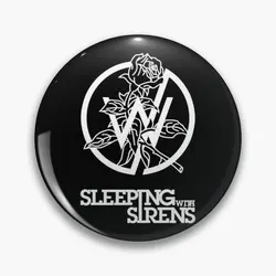 Sleeping W Sirens  Customizable Soft Button Pin Cute Funny Brooch Metal Clothes Lover Lapel Pin Collar Creative Fashion Badge