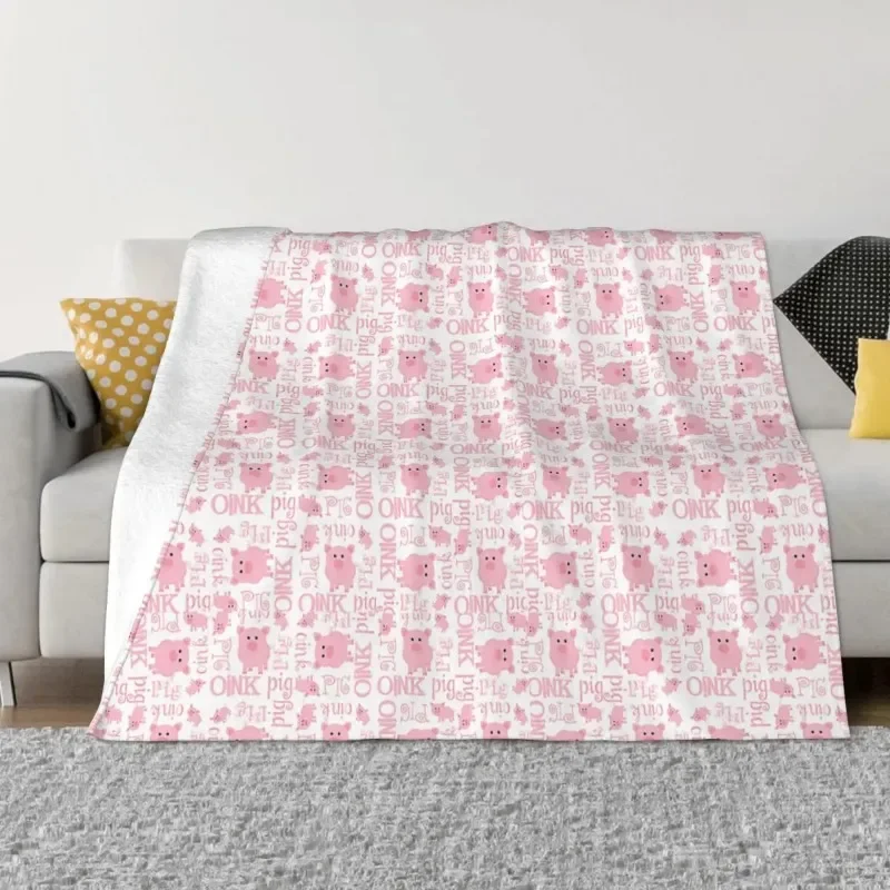 

Cute Baby Blanket Sofa Cover Flannel Decoration Animal Collage Cartoon Warm Throw Blanket for Sofa Car Rug Piece