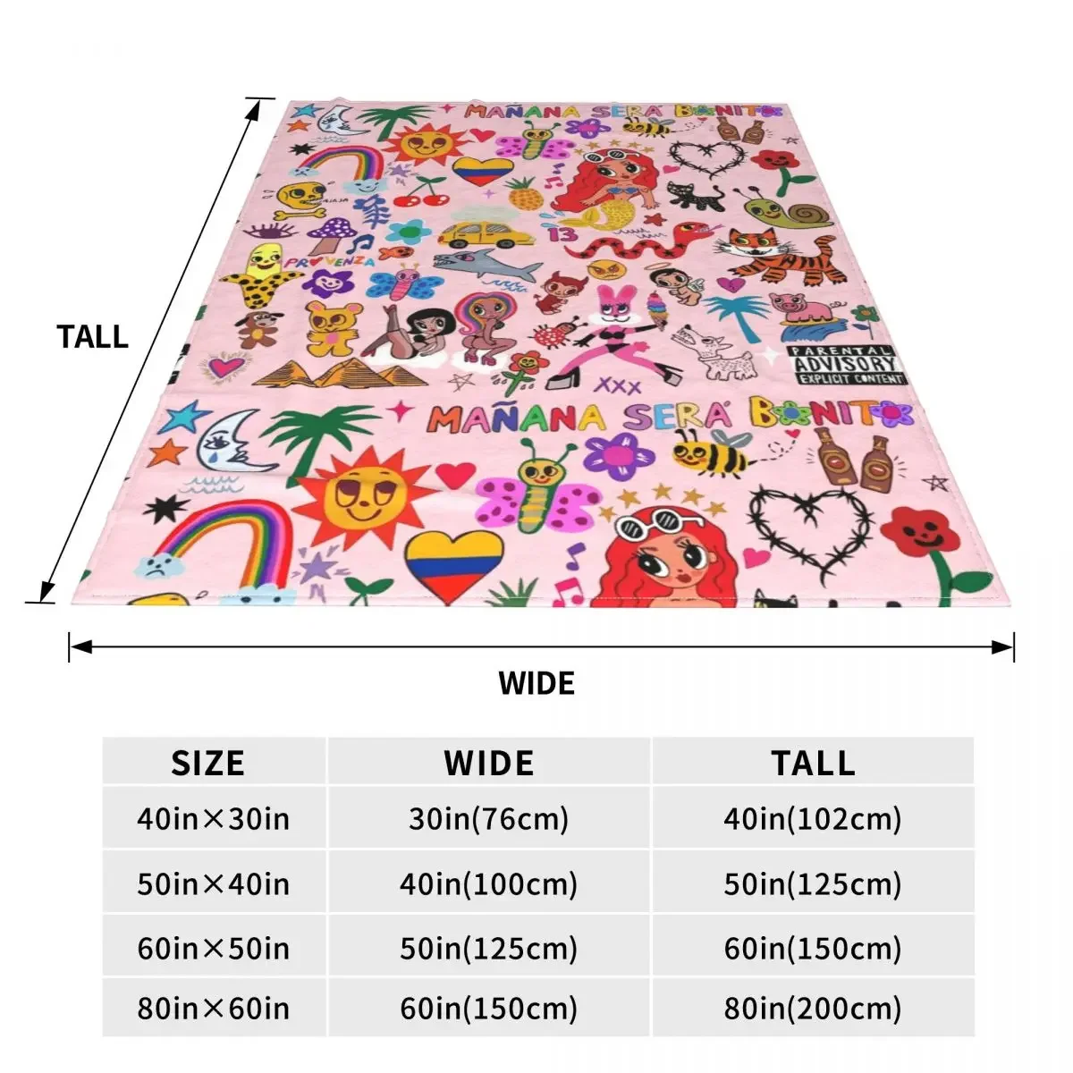 Multifunction Manana Sera Bonito Karol G Blanket Accessories Sofa Decorative Throw Blankets Super Soft Flannel for Car