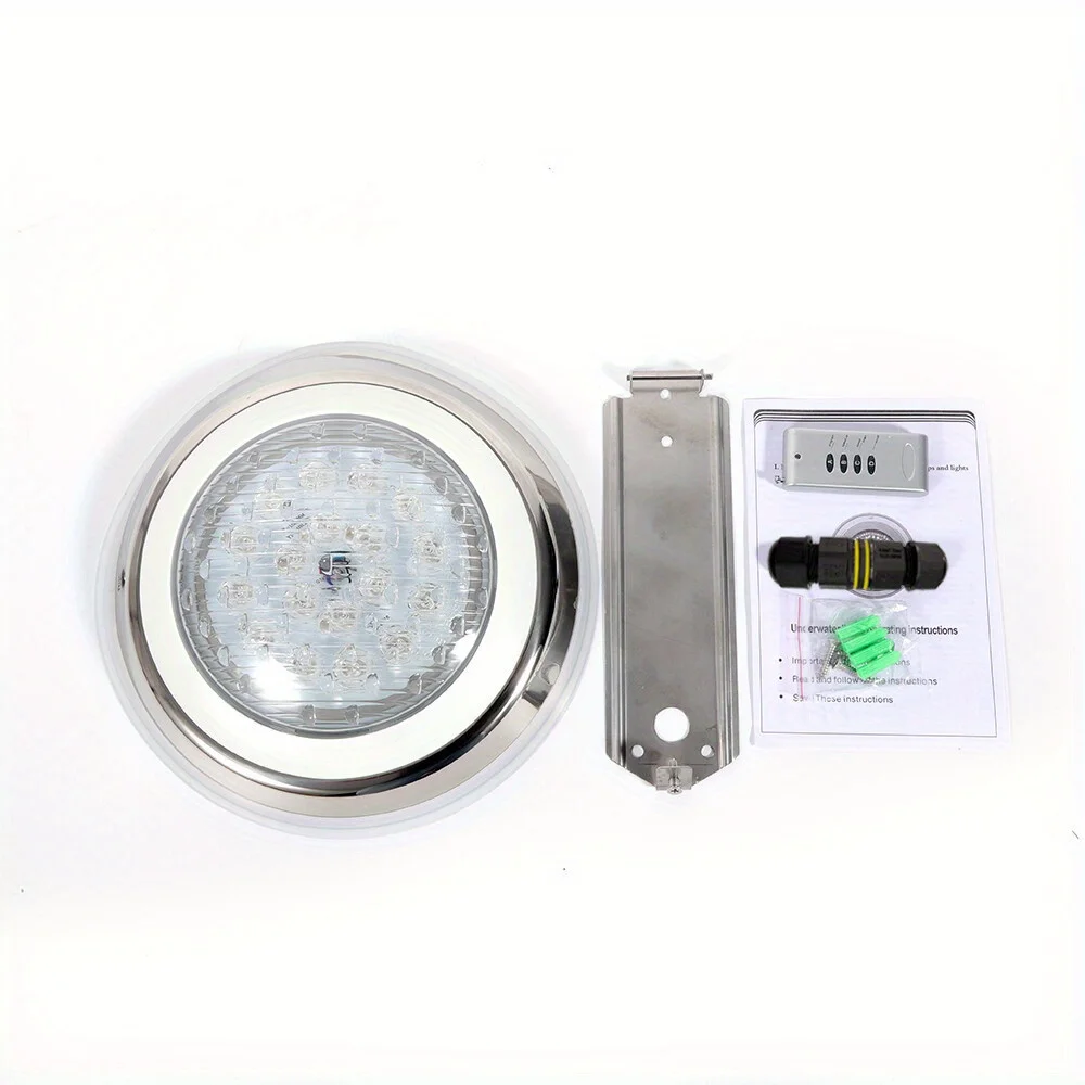 ضوء حمام السباحة، مصباح سبا تحت الماء مع جهاز تحكم عن بعد