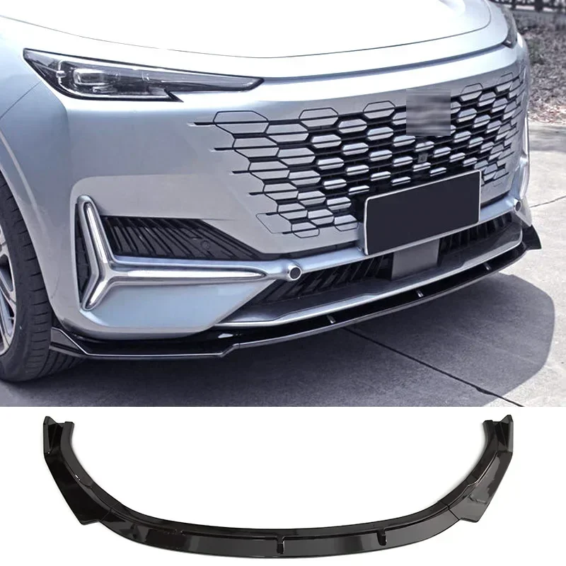 

New！ For Changan UNI-K 2021-2023 3PCs car accessories front bumper lip spoiler diffuser detachable body kit