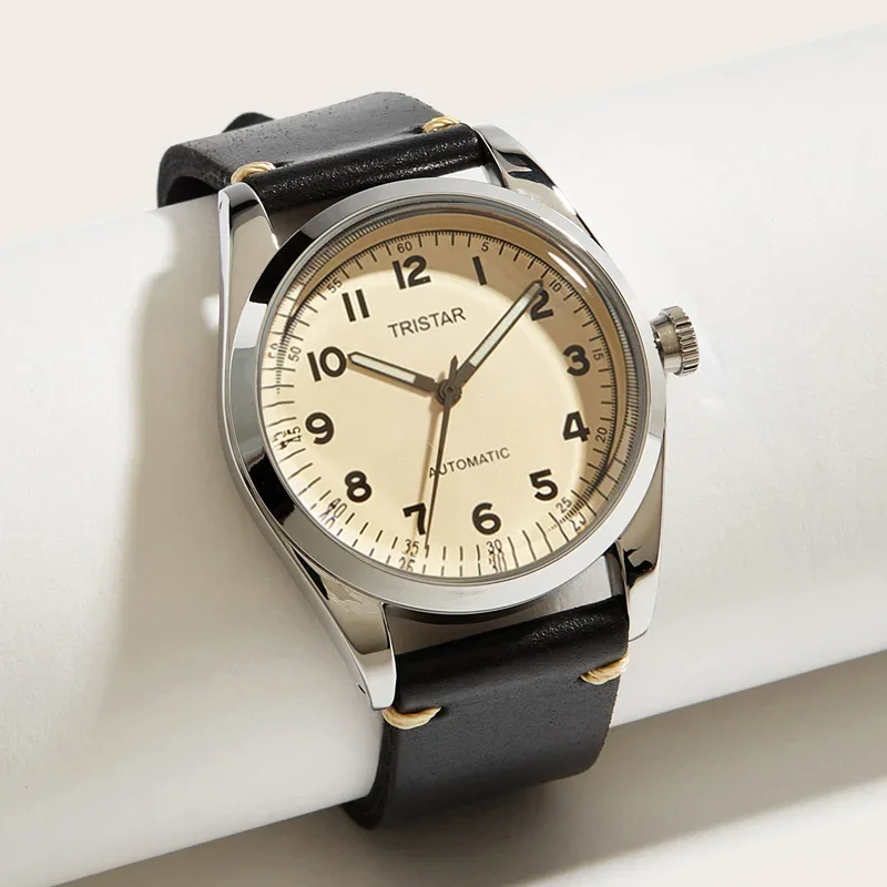 Vintage Uhr Mechanische De Luxe Unisex Dress Handaufzug Armbanduhr – Detail 1