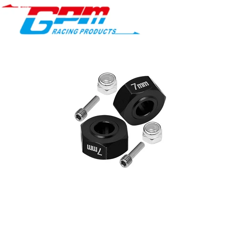 GPM MAG010/7MM ALUMINUM HEX ADAPTERS 7MM FOR ARRMA 1/10 4WD GRANITE 4X4 MEGA / BIG ROCK 3S / VORTEKS 3S / GORGON MEGA 550 / QUAK
