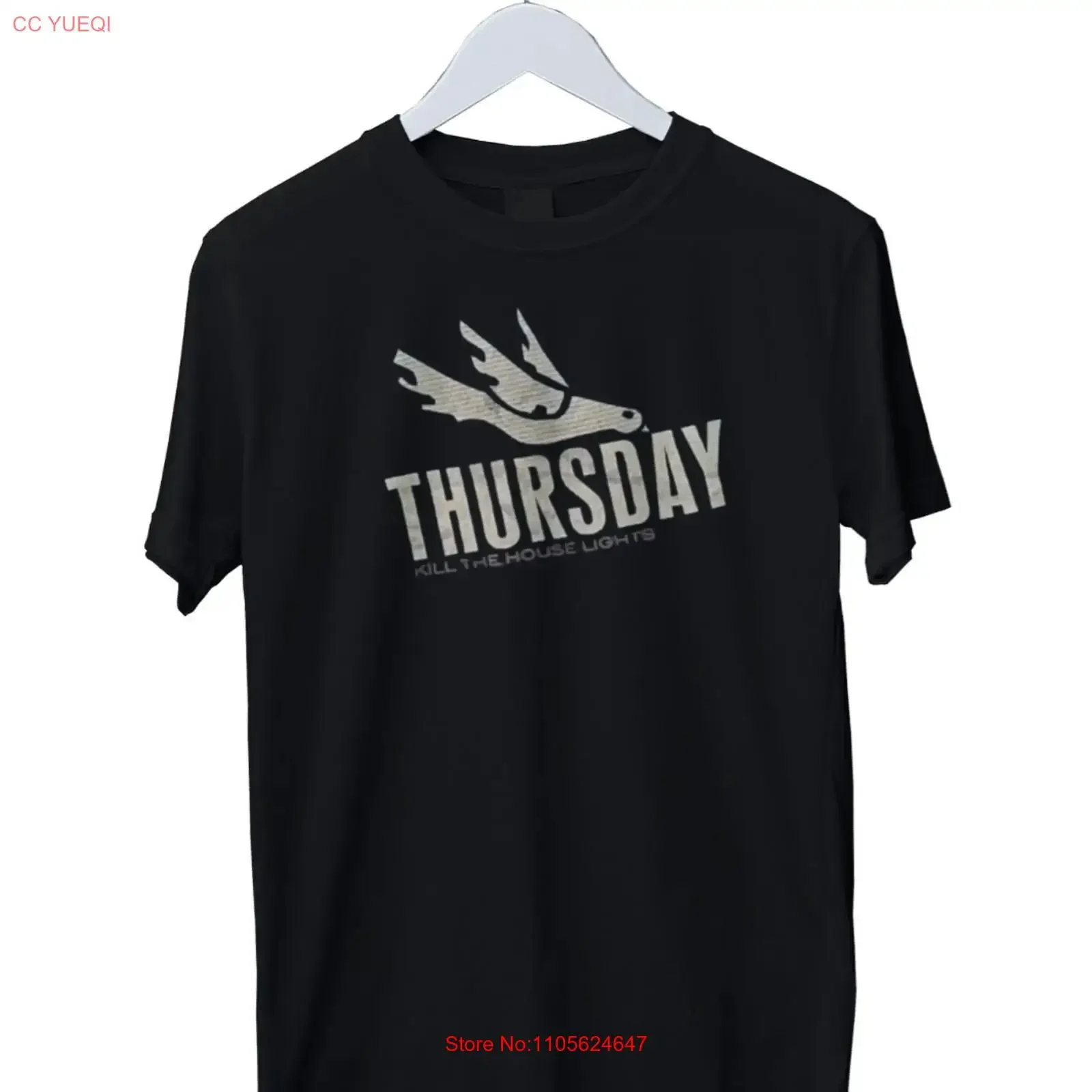 thursday Band Print T Shirt Mens S M L XL 2 3 4 long or short sleeves vintage Washed Unisex Breathable Soft designer clothes