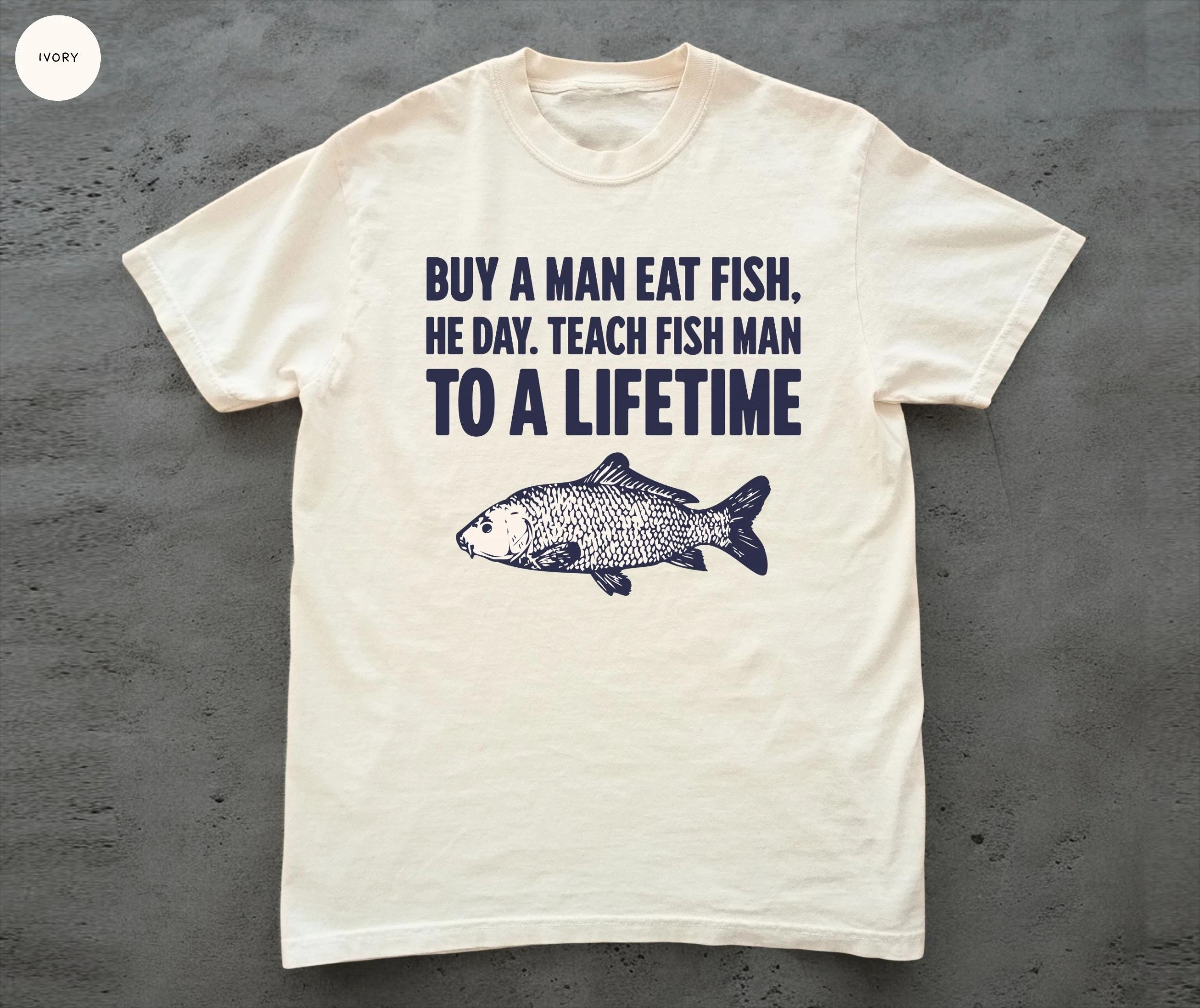 

Plus Size Summer Women's Vintage Funny Retro Fish Graphic T-Shirt Cotton Breathable Stylish Versatile Street Style Oversized