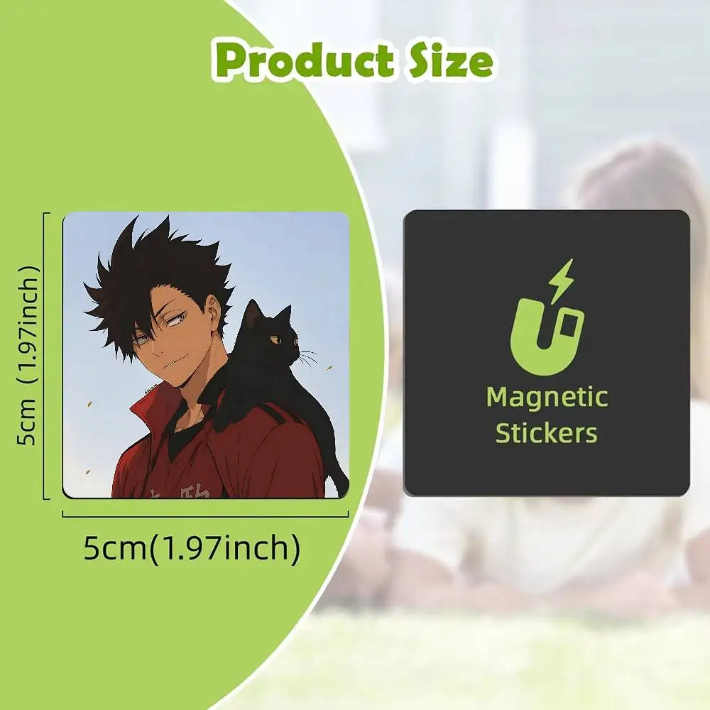 Hot Collections H- Haikyuu Refrigerator Magnet Creative Kitchen Home Decoration Soft Magnetic Festival Gifts Multi Scene Use