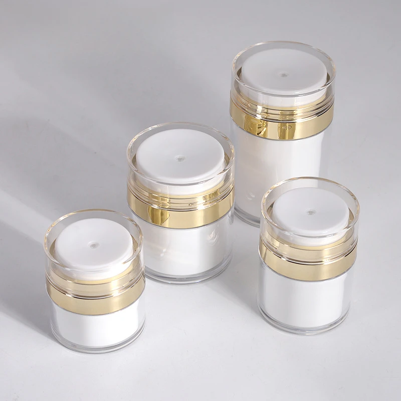 1-delige hervulbare lekvrije cosmetische container vacuümfles lege hervulbare cosmetische pot container lotions dispenser reizen