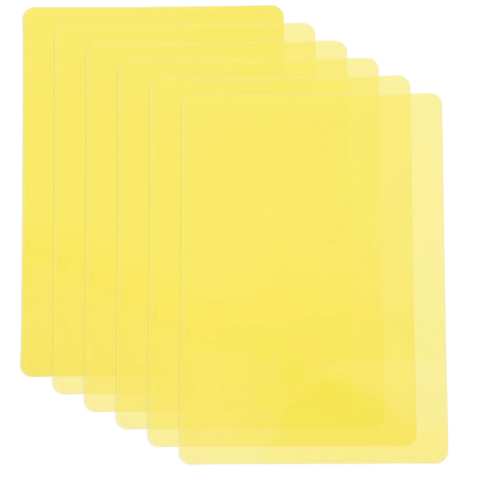

6pcs Price Tags Clear Double Sided Waterproof Adhesive Pads Plastic Shelf Labels Erasable H written Supermarket Display Clip On