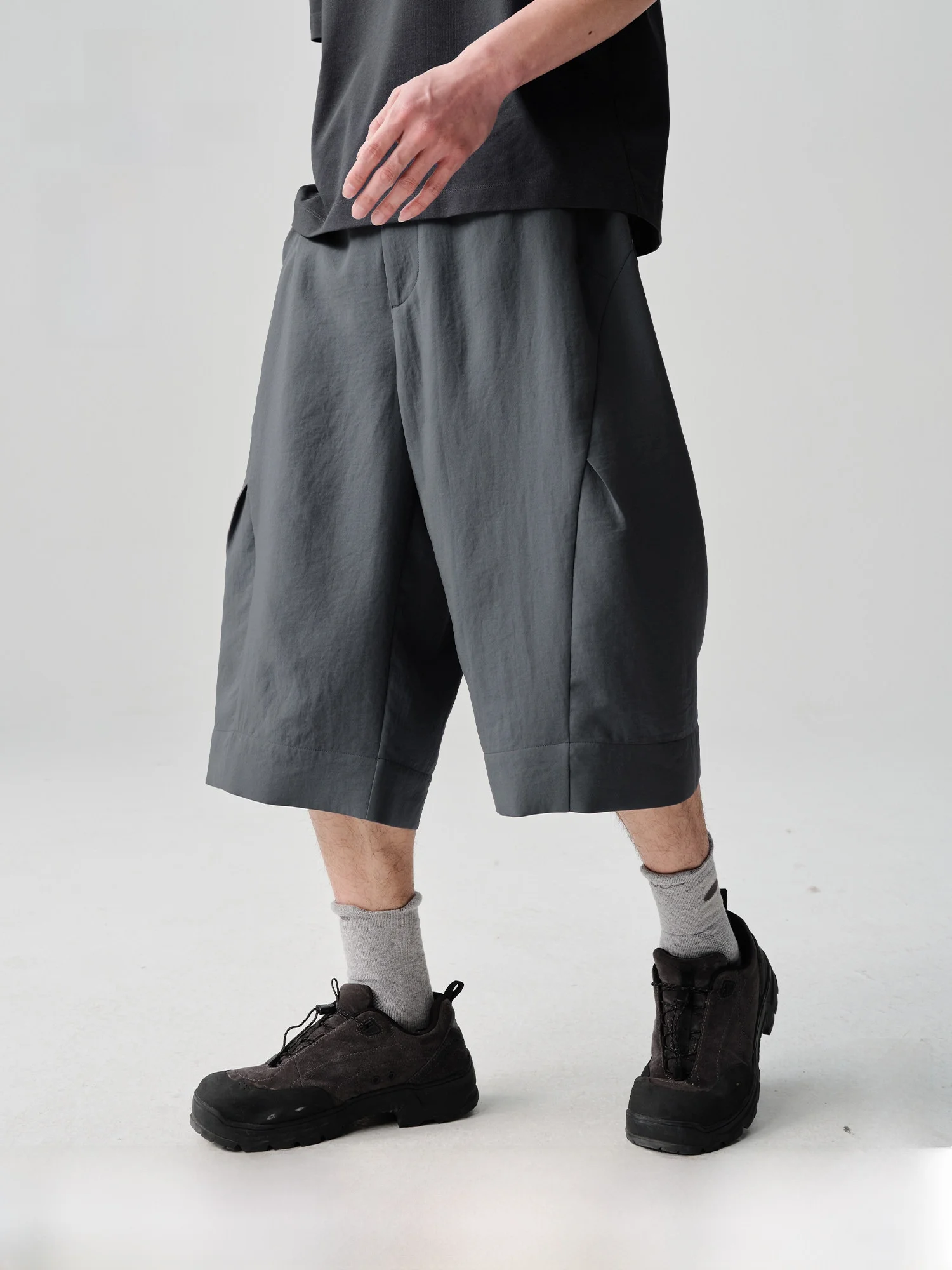 Blue Ridge 2026 Summer Lightweight Breathable Outdoor Waterproof Seven-Quarter Casual Straight Leg Shorts Polyester Fiber