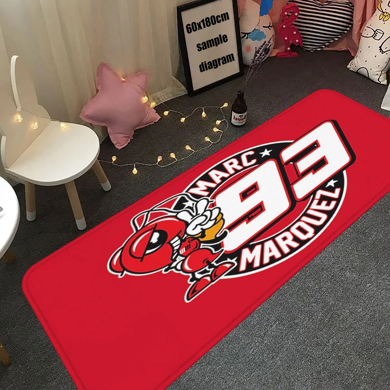 Racer carpet Marc Marquez 93 Living Room Rugs Foot Carpets Entrance Doormat Kawaii Rug Floor Mats Non-slip Mat Home Kitchen