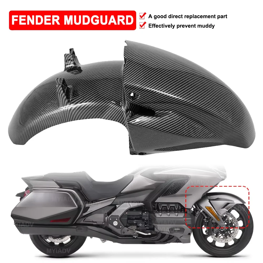 For Honda GL1800 Gold Wing GL 1800 2018-2023 2024 Motorcycle Mudguard Front Fender Rear Half Fairing Mud guard Protector Cover
