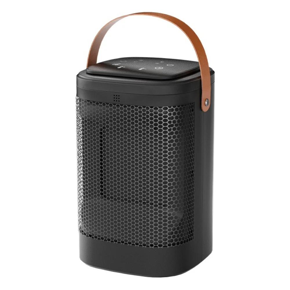 Indoor Comfort 15.7*15.7*25.1cm PTC Heater Oscillating Heater Fast Heating Heater 3-Speed Settings 70 Oscillation