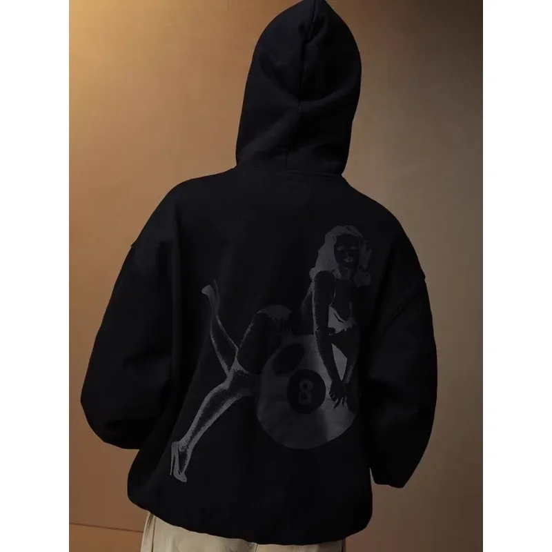 

Table Tennis Themed Hidden Printed Hooded Sweatshirt Men Hoodies Women Loose Casual Fashion Trend Unisex Top Clothing Fashion