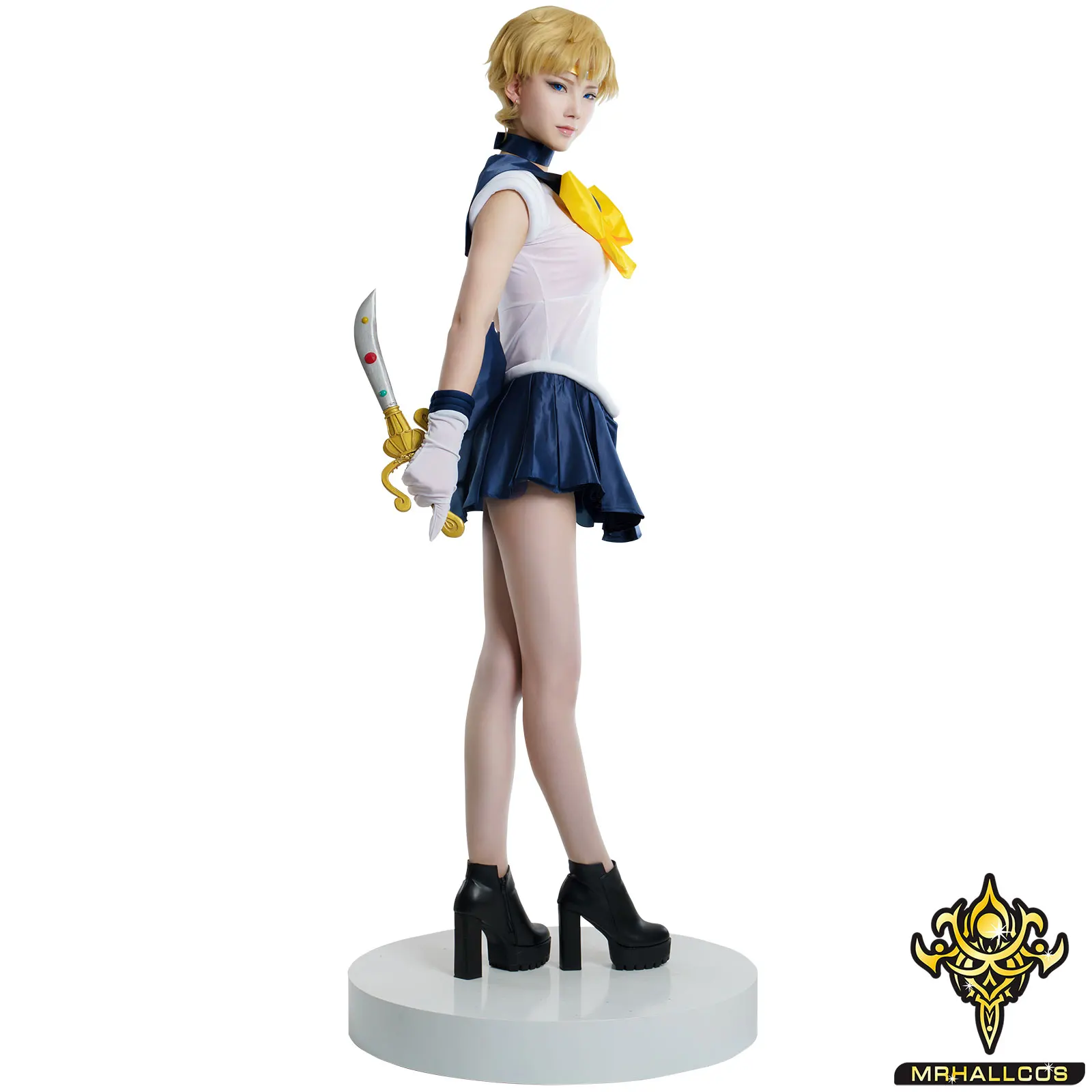 Mrhallcos anime cosplay sailor uranus haruka teno monde kristall kleid outfits kostüm halloween party kind erwachsene frauen plus größe