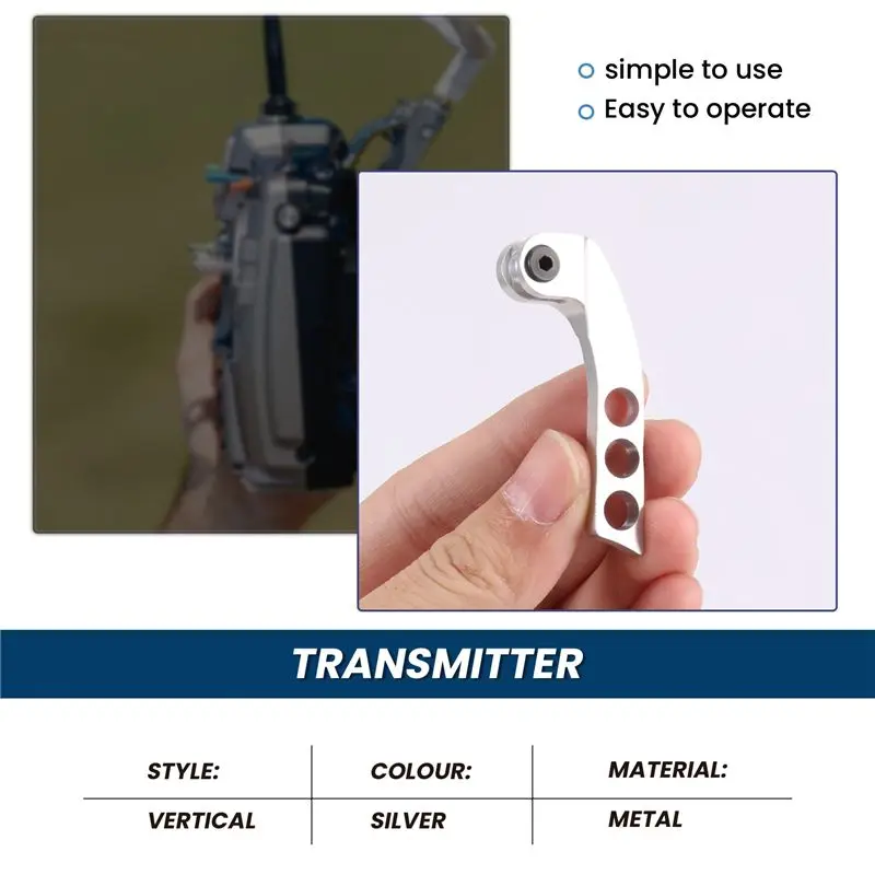 FBIL-Metal 4-Hole Transmitter Neck Strap Balancer Adjuster For Futaba Radiolink Frsky X9D RC Remote Control