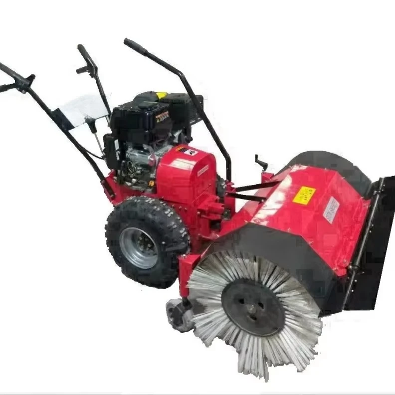 15HP High-Efficiency Outdoor Patio Broom Road Yard Anti-Skid Snow Plow with High-Cold Special Engine Snow Sweeper