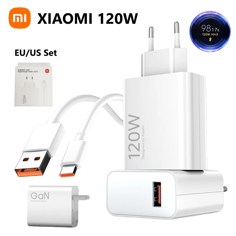オリジナルXiaomi 120W充電器 ターボ急速充電アダプター Xiaomi 17 15 14 13 Pro Ultra 17T充電器 POCO X7 X8 Pro Redmi対応