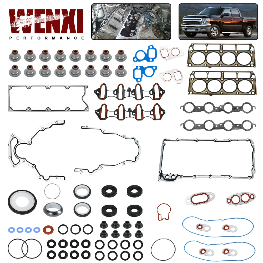 

Cylinder Head Gasket Full Set ES72390 For 2004-2014 Chevy Silverado Tahoe GMC Sierra Yukon Envoy Buick Cadillac 4.8L 5.3L V8