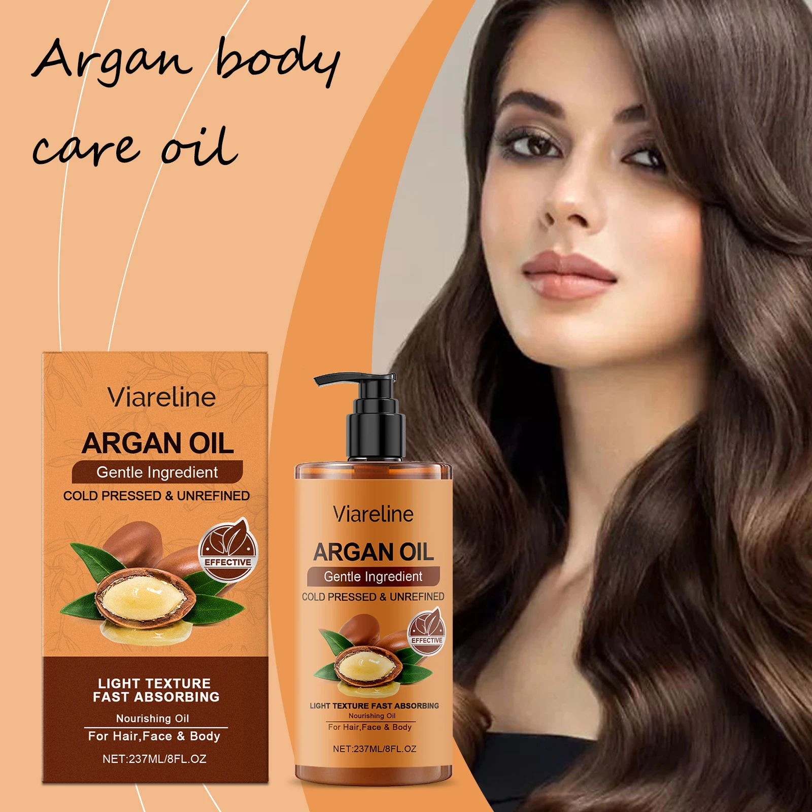 

Argan Oil Daily Care Essential Oil Multipurpose Nourishing Skin Hair Repair Dryness Roughness Restore Luster Natural Essence Oil