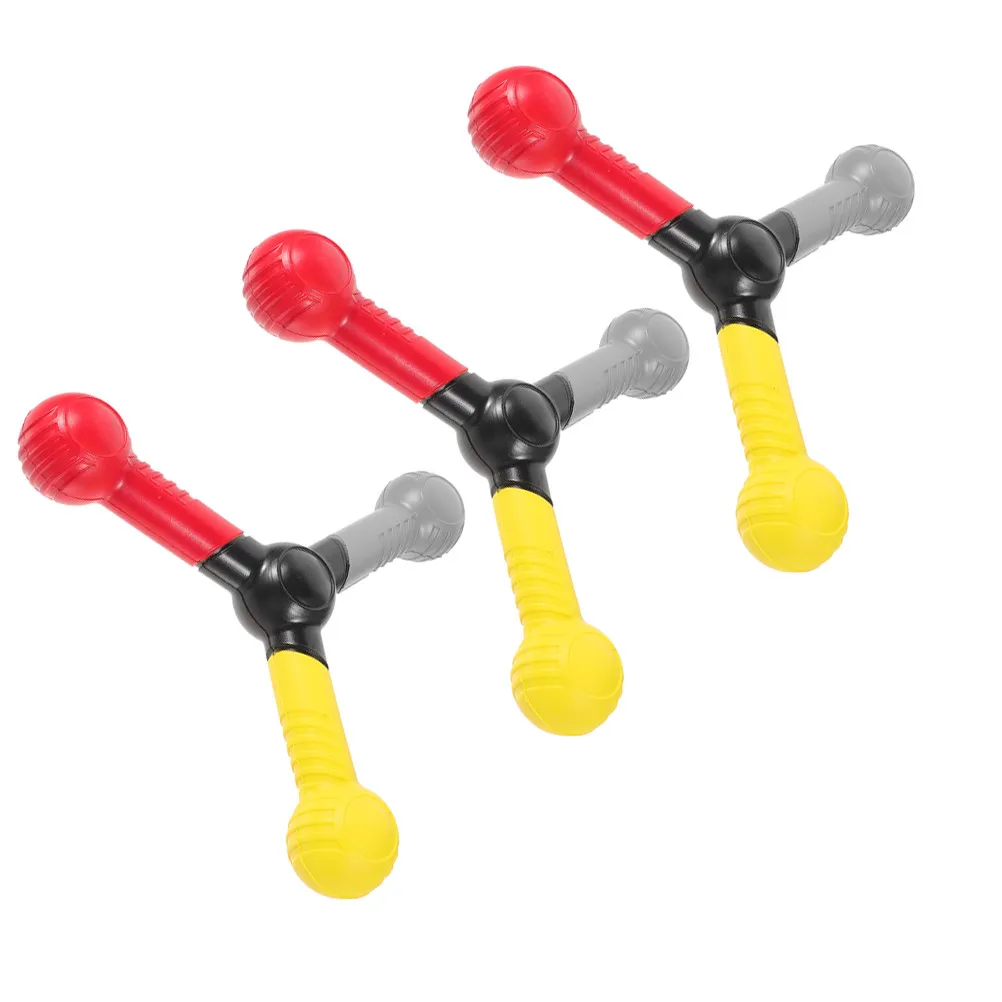 3Pcs Hand-Eye Coordination Training Sticks Triangular Reaction for Agility Flexibility Sports