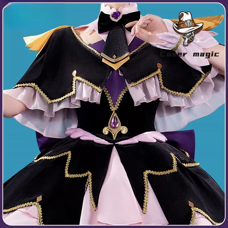 

Anime Star Detective Precure! Moria Ruruka Cosplay Costume Uniform Halloween Party for Women Men Carnival Props
