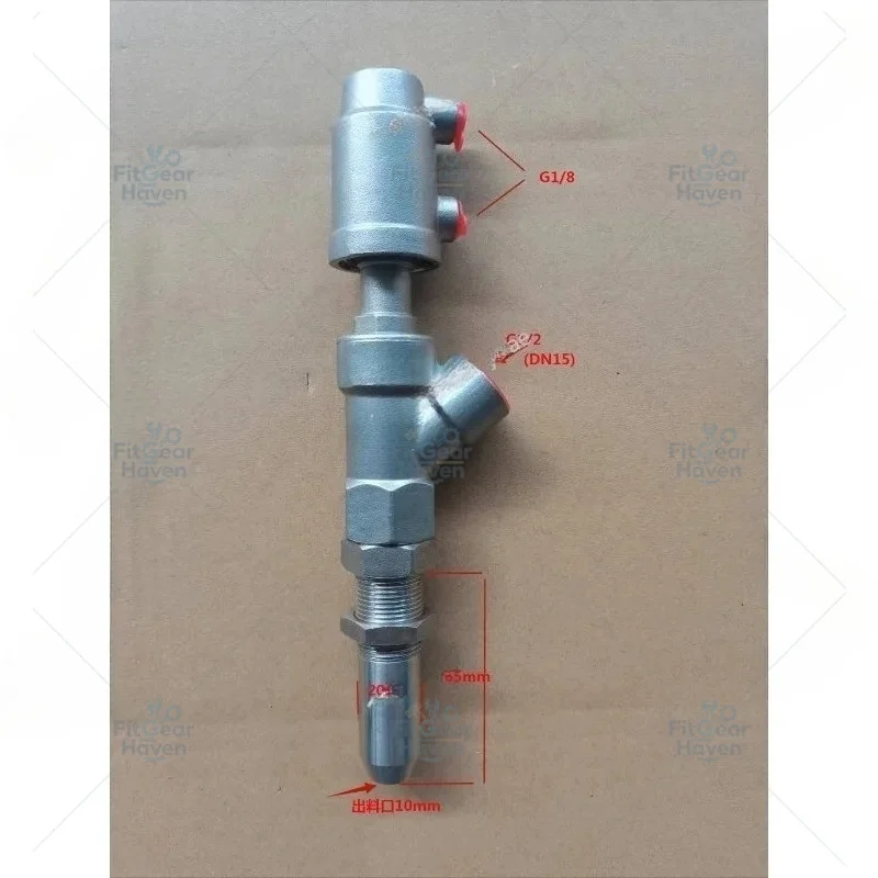 Linear Filling Machine Accessories4points Anti-drip Discharge Nozzle Pneumatic Liquid Fillingvalve Pipe Diameter20 Pipe Length66