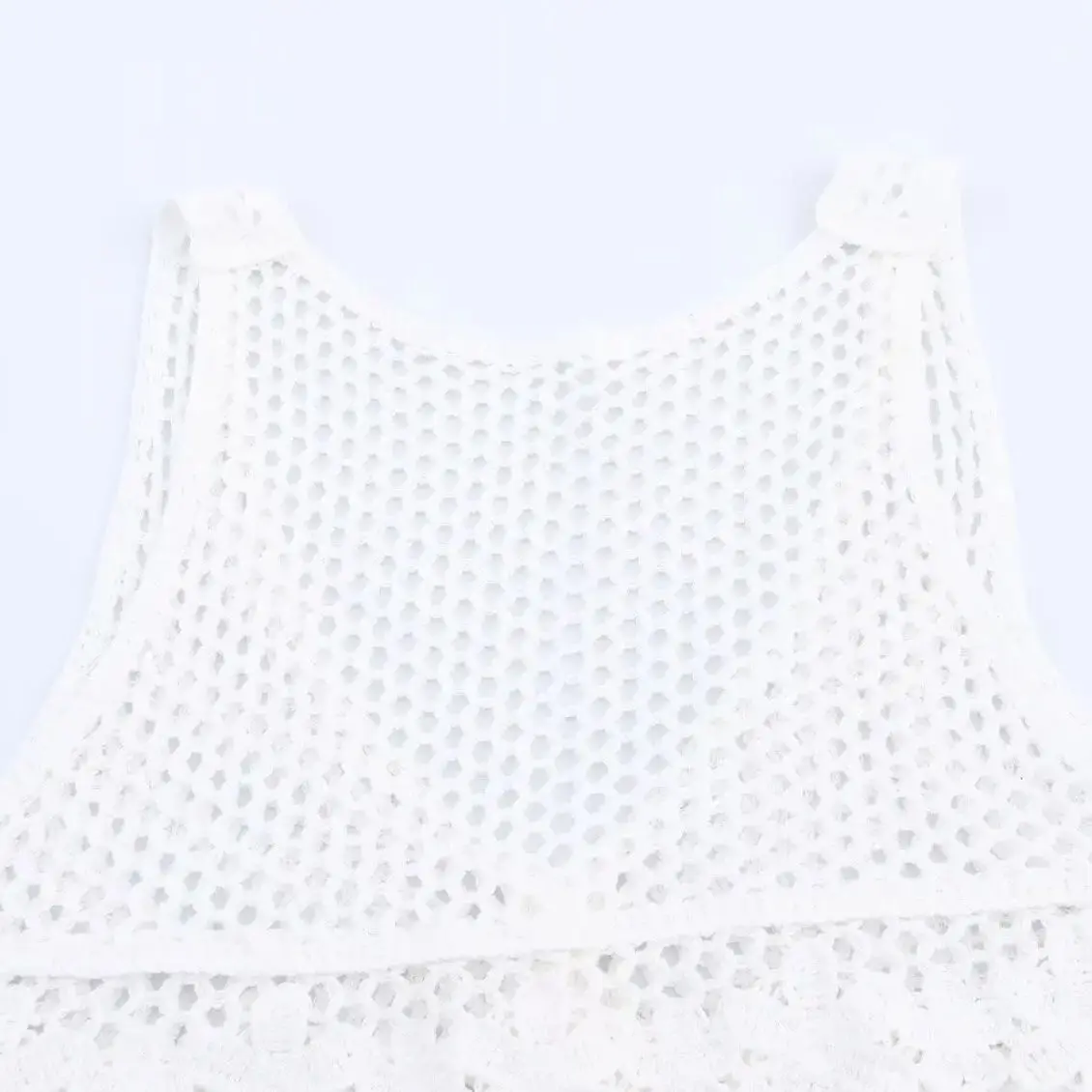 2025 العرقية يدوية الجوف خارج الكروشيه صدرية المرأة بوهو أزرار مفتوحة سترة دون أكمام سترة وتتسابق عطلة بلوزات فضفاضة