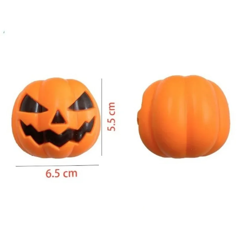 5/1Pcs Halloween Pumpkin Ghost Squeeze Pinch Toy Kids Favors Halloween Party Supplies Stress Relief Fidget Toys Birthday Gifts