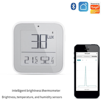 REPLA-Temperature Humidity Detector Sensor Brightness Thermometer Light Tuya Smart App Control Bluetooth Mesh Smart