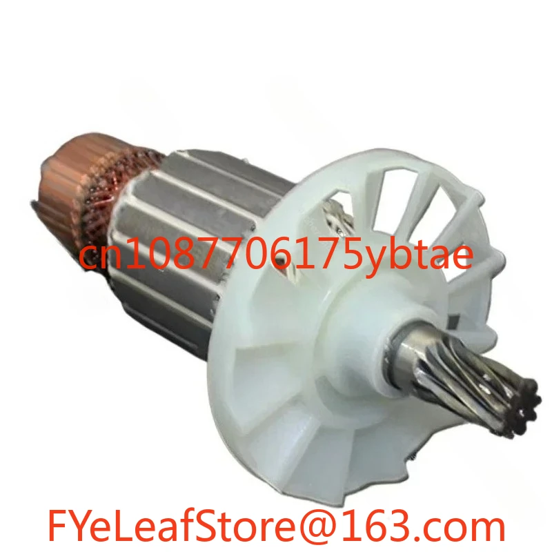 1PC Electric Motor Stator/Rotor For Hitachi PH65A Circular Saw 15mm Drive Shaft Rotor Armature 9 Teeth/55mm Core Armature AC220V