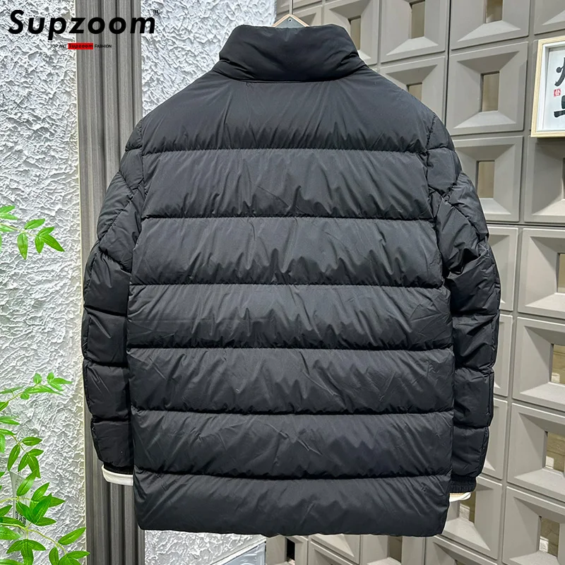 Supzoom New Arrival Top Fashion Logo Male Popular Clothes Thickened Handsome Warm Collar Casual  Winter Down Jackets Men