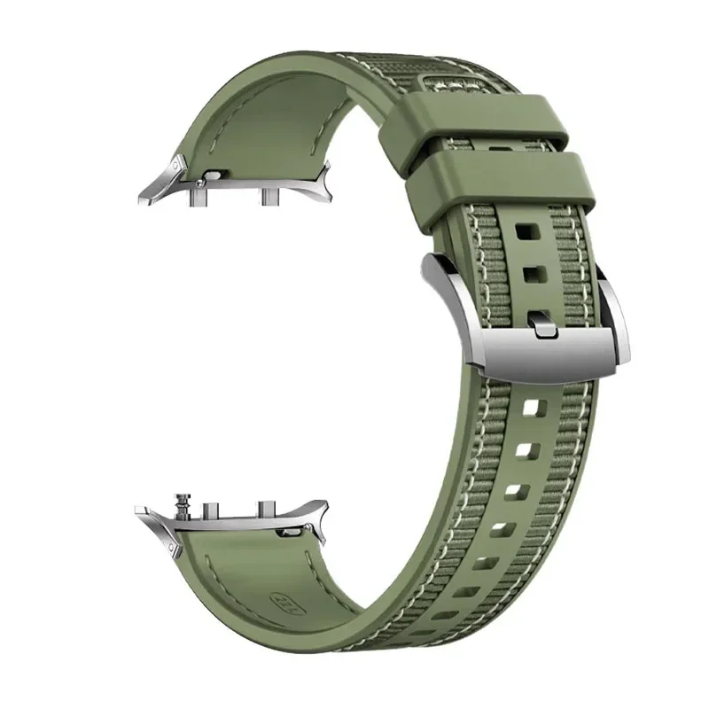 مركب سيليكون + النايلون الفرقة لهواوي ساعة D2 Smartwatch الرياضة حزام الساعات لهواوي ساعة D2 تنفس سوار كوريا