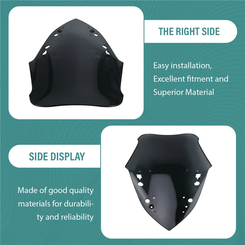Leading-For X-MAX 300 2017-2022 Motorcycle Windscreen Shield Deflector Guard Front Smoky Color