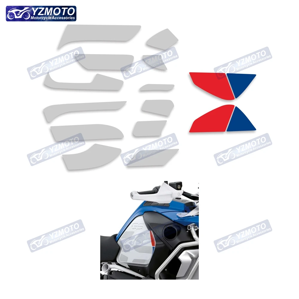 For R1250GS GS R1250 R 1250 Motorcycle Accessories Racing Fairing Stickers Fuel Tank Cover Decal Motorbike Sticker Decoration view 3