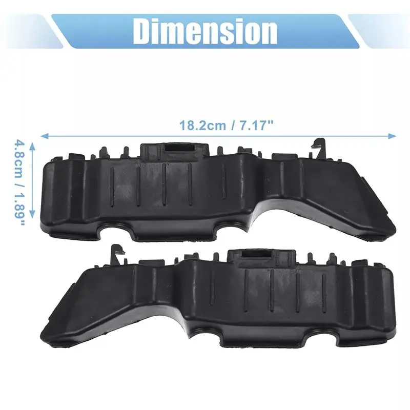 Superior-1 Pair 86513-1R000, 86514-1R000 Front Bumper Bracket For Accent 2012-2017